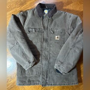 Carhartt Men's Dark Brown Field Chore Jacket